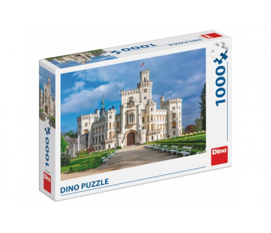 Puzzle Zámek Hluboká 66x47cm 1000 dílků v krabici 32x23x7cm