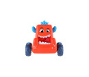 Auto monster plast 9x8cm mačkací jezdící 4 barvy 12ks v boxu