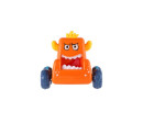 Auto monster plast 9x8cm mačkací jezdící 4 barvy 12ks v boxu