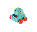 Auto monster plast 9x8cm mačkací jezdící 4 barvy 12ks v boxu