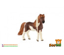 Kůň domácí Shetlandský pony zooted plast 12cm v sáčku