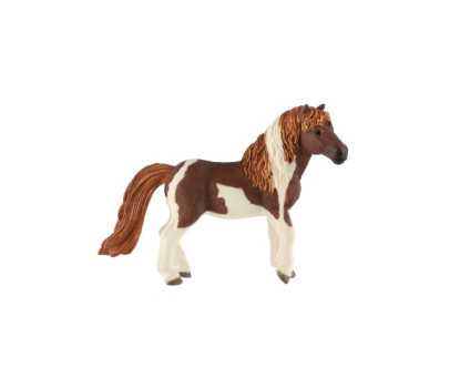 Kůň domácí Shetlandský pony zooted plast 12cm v sáčku