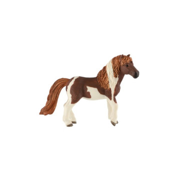 Kůň domácí Shetlandský pony zooted plast 12cm v sáčku