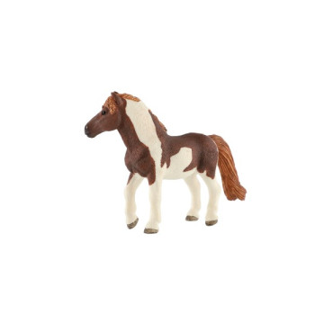 Kůň domácí Shetlandský pony zooted plast 12cm v sáčku