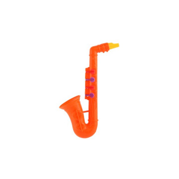 Saxofon plast 24cm 2 barvy v sáčku