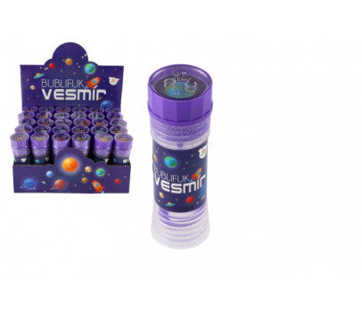 Bublifuk Vesmír 50ml 11cm mix druhů 30ks v boxu