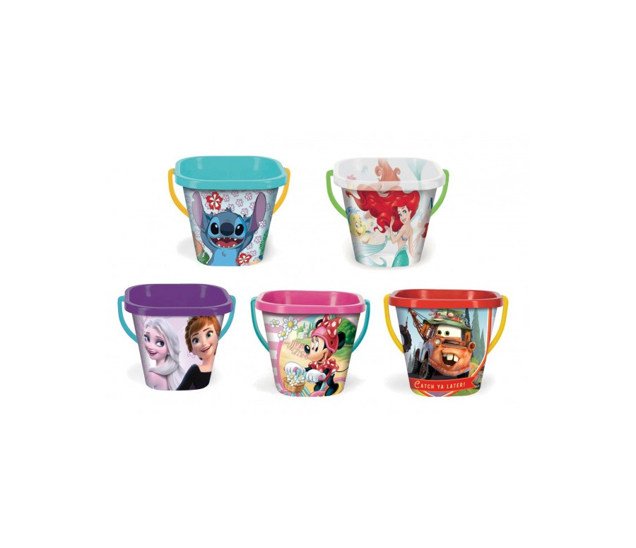 Kbelík čtvercový Disney 2L plast mix druhů 19x17cm Wader