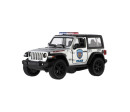 Auto Kinsmart Jeep Wrangler Policie 2018 kov/plast 12cm 2 barvy na zpětné nat. 12ks v boxu