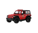 Auto Kinsmart Jeep Wrangler Policie 2018 kov/plast 12cm 2 barvy na zpětné nat. 12ks v boxu