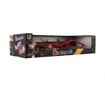 Skatepark - skateboard prstový šroubovací plast 9cm v krabici 44x10x18cm