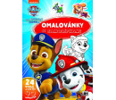 Omalovánky se samolepkami A4 Paw Patrol/Tlapková patrola 21x30cm