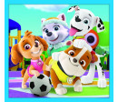 Puzzle Paw Patrol Tlapková Patrola 10v1 Spolehlivý tým v krabici 40x27x6cm