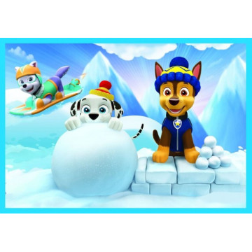 Puzzle Paw Patrol Tlapková Patrola 10v1 Spolehlivý tým v krabici 40x27x6cm