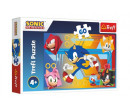 Puzzle Sonic v akci/Sonic The Hedgehog 33x22cm 60 dílků v krabici 21x14x4cm