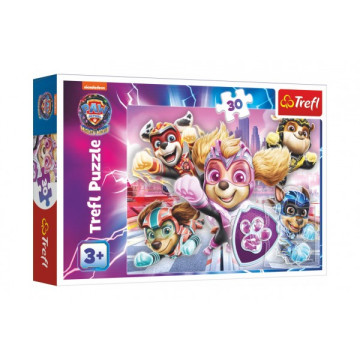 Puzzle Hrdinové města Tlapková patrola/Paw Patrol 27x20cm 30 dílků v krabičce 21x14x4cm