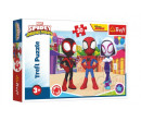 Puzzle Dobrodružství Spideyho a přátel 27x20cm 30 dílků v krabičce 21x14x4cm