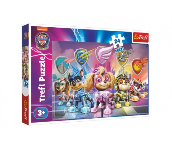 Puzzle MAXI Mise štěňat Tlapková patrola/Paw patrol 24 dílků v krabici 40x27x6cm