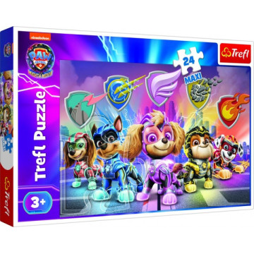 Puzzle MAXI Mise štěňat Tlapková patrola/Paw patrol 24 dílků v krabici 40x27x6cm