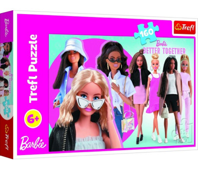 Puzzle Barbie a její svět 41x27,5cm 160 dílků v krabici 29x19x4cm