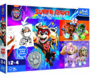 Puzzle GIANT oboustranné Skvělý tým Tlapkové patroly/Paw patrol 15 dílků v krab. 40x27cm 24m+