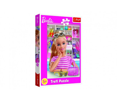 Puzzle Seznamte se s Barbie 100 dílků 41x27,5cm v krabici 19x29x4cm