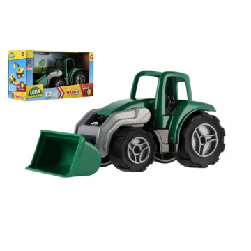 Auto Workies traktor plast 14cm v krabičce 18x10x7cm 18m+