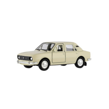 Auto Welly Škoda 105L kov/plast 11cm 1:34-39 na volný chod 4 barvy v krabičce 15x7x7cm