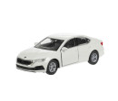 Auto Welly Škoda Octavia (new generation) kov/plast 12cm 4 barvy na zpětné natažení 12ks v boxu