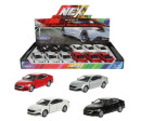 Auto Welly Škoda Octavia (new generation) kov/plast 12cm 4 barvy na zpětné natažení 12ks v boxu