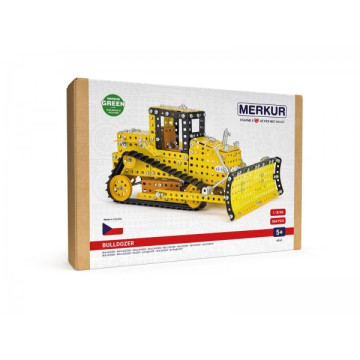 Stavebnice MERKUR Buldozer 535ks v krabici 33x23x5,5cm