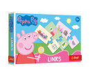 Hra Links skládanka Prasátko Peppa/Peppa Pig 14 párů vzdělávací hra v krabici 21x14x4cm