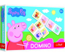 Domino papírové Prasátko Peppa/Peppa Pig 21 kartiček společenská hra v krabici 21x14x4cm