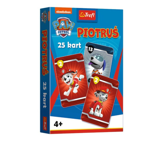 Černý Petr Tlapková patrola/Paw Patrol společenská hra - karty v krabičce 6x9x1cm 20ks v boxu