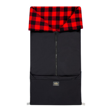 Fusak 2v1 Softshell Flanel Black+Red