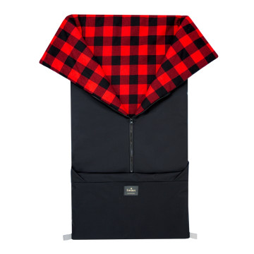 Fusak 2v1 Softshell Flanel Black+Red