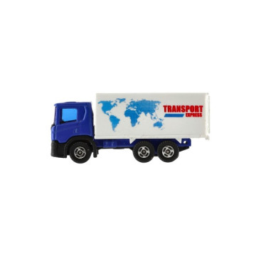 Auto nákladní Welly Scania kov/plast 7,5cm 6 druhů v krabičce 10,5x4x4cm 36ks v boxu