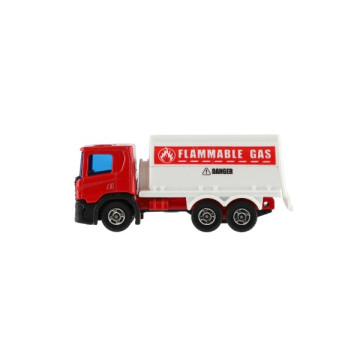 Auto nákladní Welly Scania kov/plast 7,5cm 6 druhů v krabičce 10,5x4x4cm 36ks v boxu