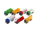 Auto nákladní Welly Scania kov/plast 7,5cm 6 druhů v krabičce 10,5x4x4cm 36ks v boxu