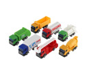 Auto nákladní Welly Scania kov/plast 7,5cm 6 druhů v krabičce 10,5x4x4cm 36ks v boxu