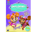 Omalovánky s kamínky Tlapková patrola/Paw patrol A4 21x28cm