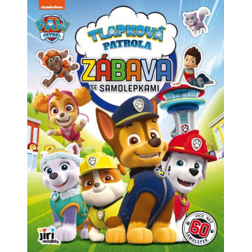 Sešit Zábava se samolepkami Tlapková patrola/Paw patrol A4 22x28cm