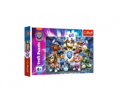 Puzzle Dobrodružství městských hrdinů Tlapková patrola/Paw Patrol 33x22cm 60 dílků v krab. 21x14x4cm