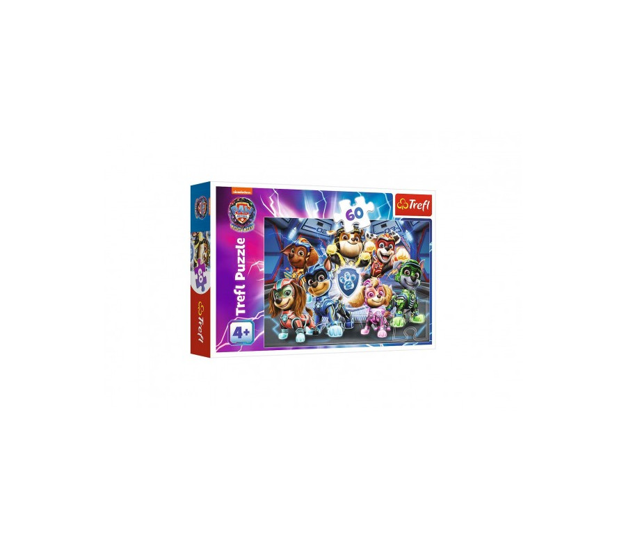 Puzzle Dobrodružství městských hrdinů Tlapková patrola/Paw Patrol 33x22cm 60 dílků v krab. 21x14x4cm