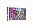 Puzzle Dobrodružství městských hrdinů Tlapková patrola/Paw Patrol 33x22cm 60 dílků v krab. 21x14x4cm