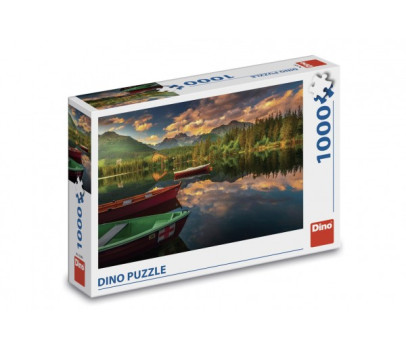 Puzzle Štrbské pleso, Slovensko 1000 dílků 66x47cm v krabici 32x23x7cm