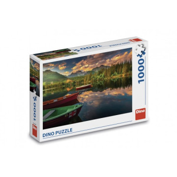 Puzzle Štrbské pleso, Slovensko 1000 dílků 66x47cm v krabici 32x23x7cm