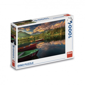 Puzzle Štrbské pleso, Slovensko 1000 dílků 66x47cm v krabici 32x23x7cm