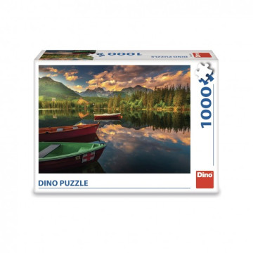 Puzzle Štrbské pleso, Slovensko 1000 dílků 66x47cm v krabici 32x23x7cm