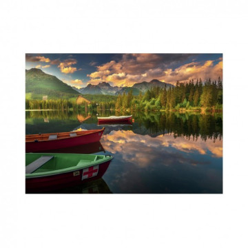 Puzzle Štrbské pleso, Slovensko 1000 dílků 66x47cm v krabici 32x23x7cm