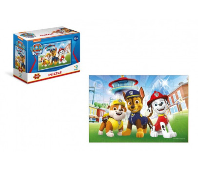 Minipuzzle Tlapková patrola/Paw Patrol 35 dílků v krabičce 9x6,5x3cm